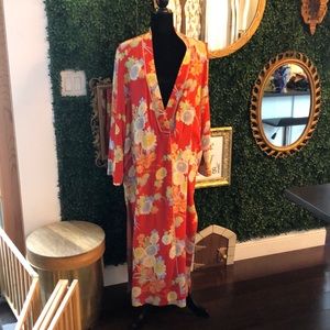 Women’s Floral Kimono Duster